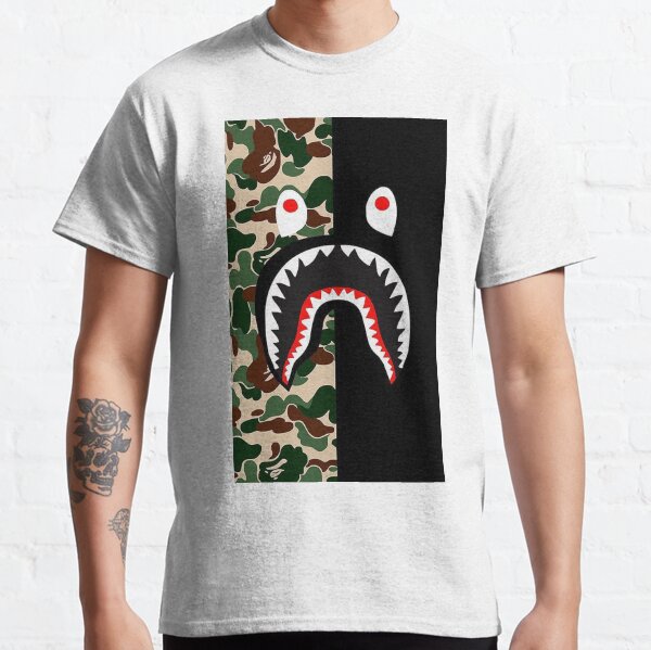 bape shark t shirt