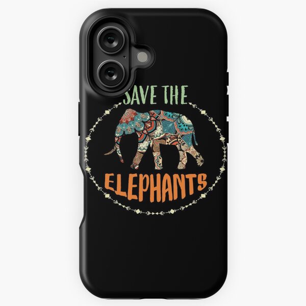 Item preview, Save The Elephants Awareness Earth Day Animal Conservation Tribal Design designed and sold by Pingestre.
