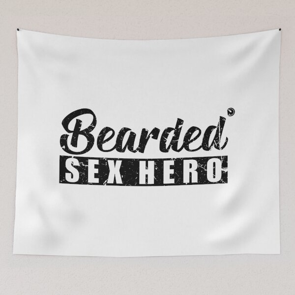 Item preview, Bearded Sex Hero Used Look designed and sold by netrok.