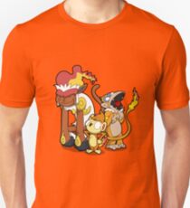 Funky Fire Monkeys Unisex T-Shirt
