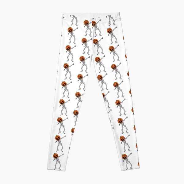 Dancing Pumpkin Leggings Redbubble - halloween pants pumpkin head roblox