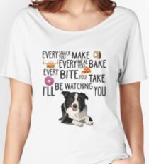 I/'d rather be home with my Border Collie DOG BORDER COLLIE T-shirt gift Tee