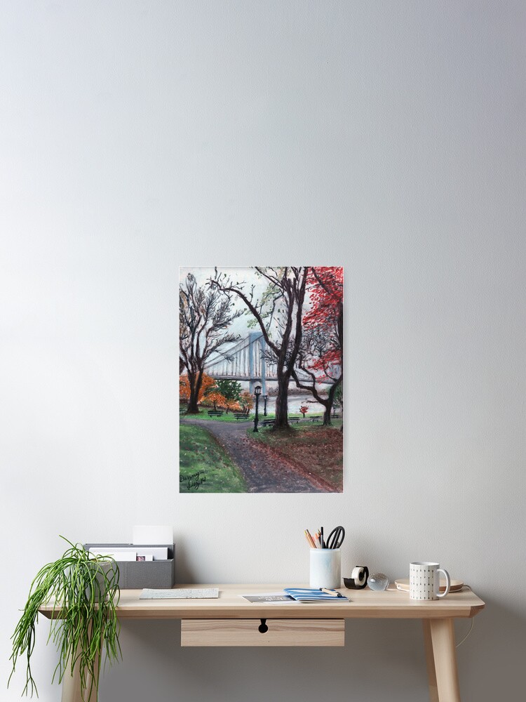 Thumbnail 2 of 3, Poster, Whitestone Bridge designed and sold by DannyDez.
