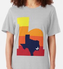 lowercase h (vintage) Slim Fit T-Shirt