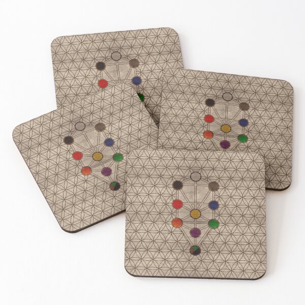 Item preview, Kabbalah The Tree of Life on wooden texture designed and sold by Nartissima.