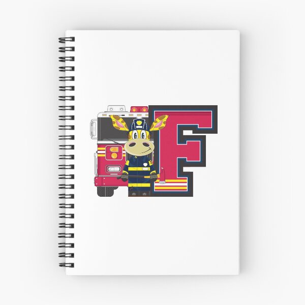 Item preview, F is for Fireman Giraffe designed and sold by MurphyCreative.