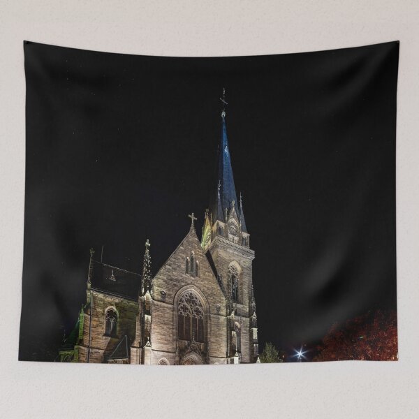 Item preview, Saint Maurice Church night  view, Strasbourg, France designed and sold by Alexander Sorokopud.