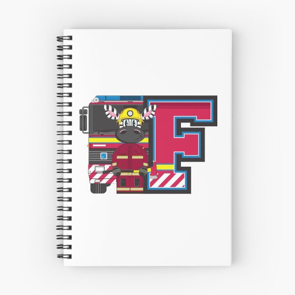 Item preview, F is for Fireman Zebra designed and sold by MurphyCreative.