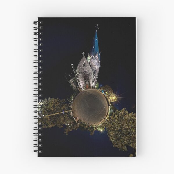 Item preview, Saint Maurice Church night  view in panoramic sphere style, Strasbourg, France designed and sold by Alexander Sorokopud.