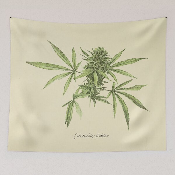 Item preview, Vintage botanical print - Cannabis designed and sold by hellcom.