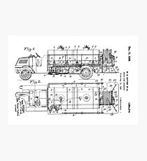 Motor Fire Apparatus 1925 - light Photographic Print