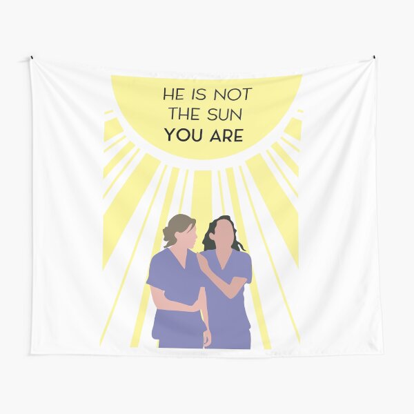 él no es el sol que eres Tela decorativa