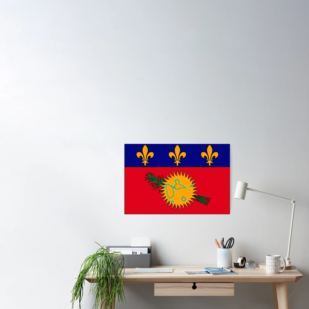 flag - guadeloupe Poster