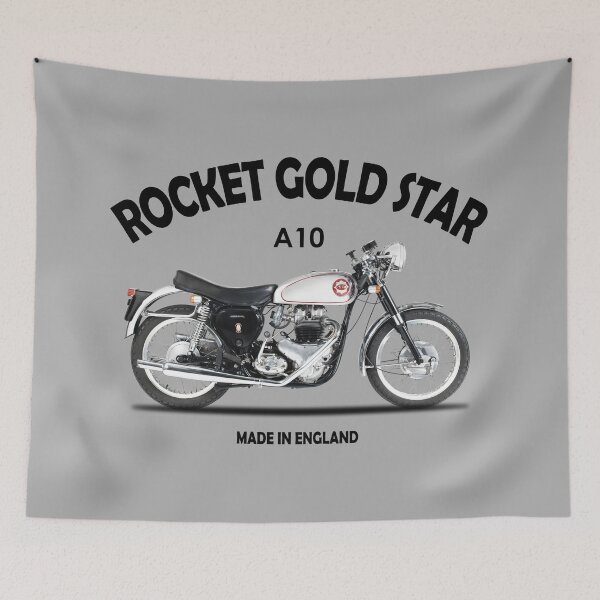 Item preview, Rocket Gold Star Classic Motorcycle designed and sold by rogue-design.