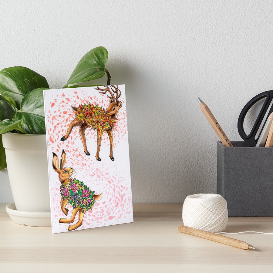 Item preview, Art Board Print designed and sold by ScribbleFixArt.