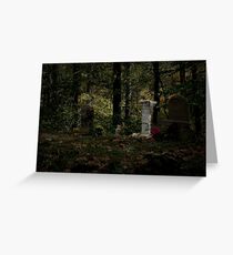 Family Cemetary Greeting Card