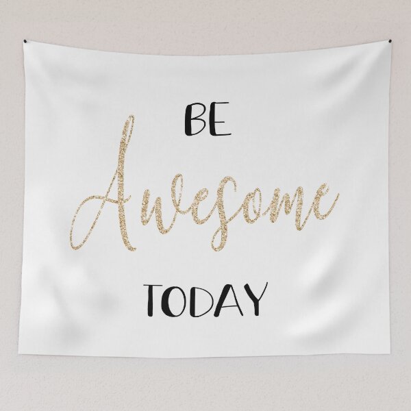 Item preview, Be awesome today designed and sold by Alice Monber’s LETTERING.