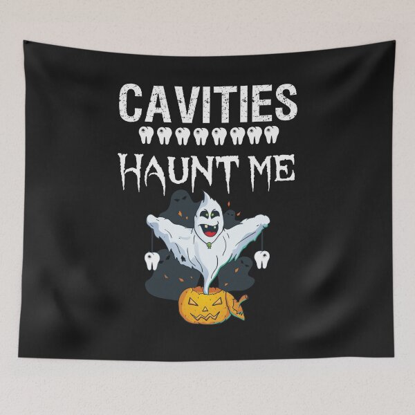 Item preview, Ghost Dentist Cavities Haunt Me Funny Dental Teeth Gift designed and sold by KatesFunnyArt.