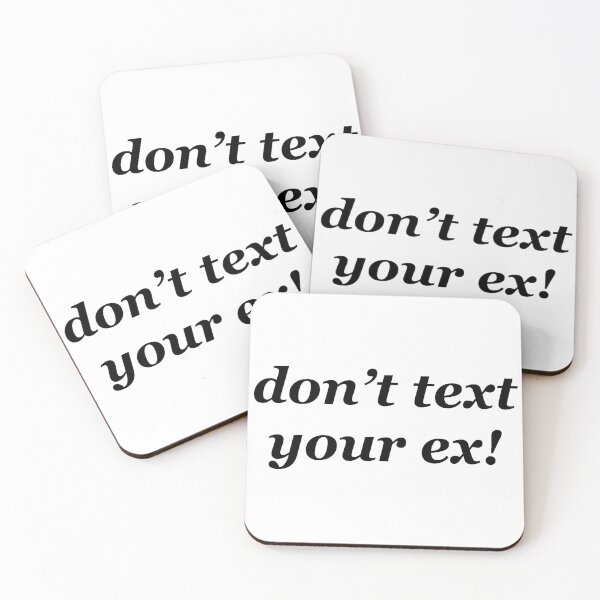 Item preview, Don't Text Your Ex designed and sold by jeminamarina.