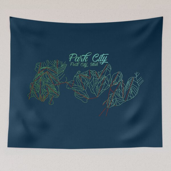 Item preview, Park City Trail Map designed and sold by ChasingGnarnia.