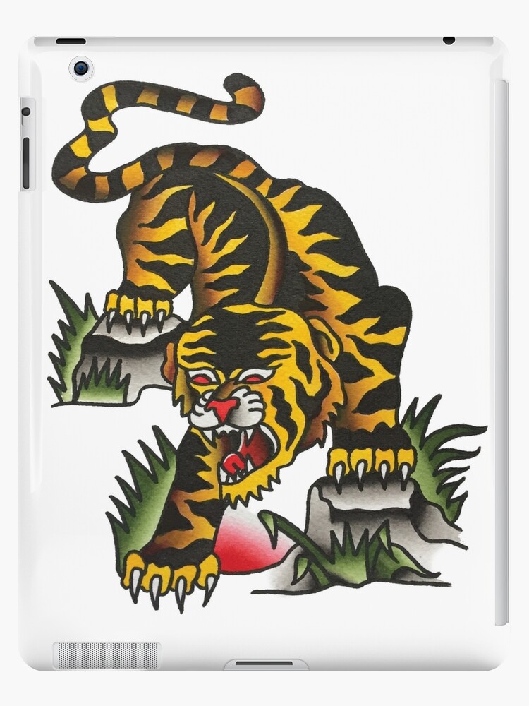 Crawling Tiger Sticker for Sale by Camcupcake  Redbubble