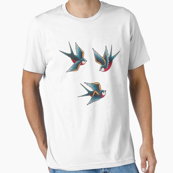 Item preview, Swallow tattoo design designed and sold by Hallows03.