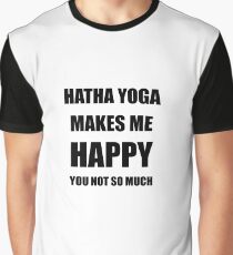 Hatha Yoga Lover Fan Funny Gift Idea Hobby Graphic T-Shirt