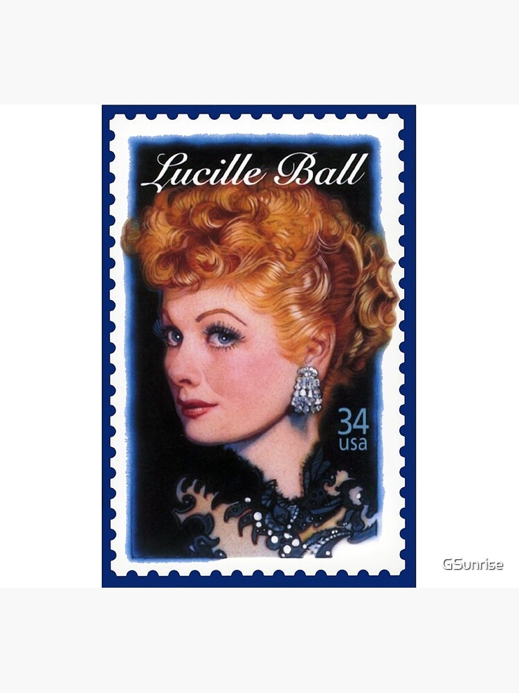 Lucille Ball Stamp Art Print