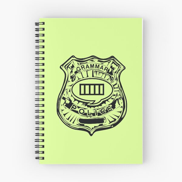 Aperçu de l'œuvre Police de grammaire créée et vendue par SillyShirtsLOL.