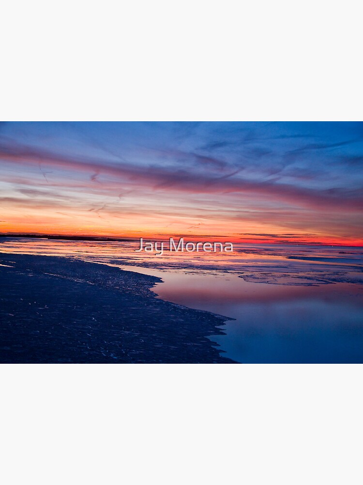 Thumbnail 3 of 3, Poster, Cotton Candy Skies - Moriches Bay, Smiths Point, NY designed and sold by jaymorena.
