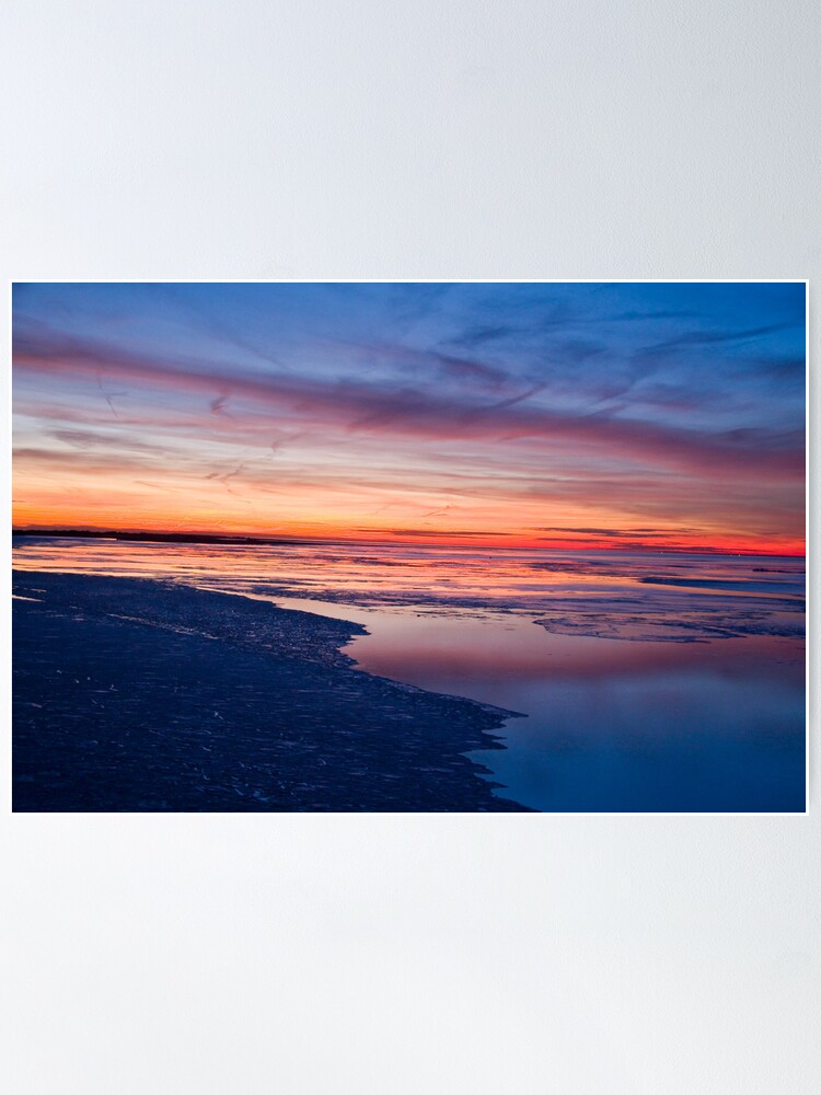 Thumbnail 1 of 3, Poster, Cotton Candy Skies - Moriches Bay, Smiths Point, NY designed and sold by jaymorena.