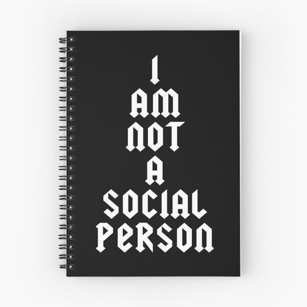 Item preview, I AM NOT A SOCIAL PERSON designed and sold by limitlezz.
