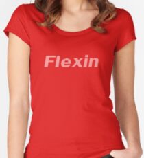 Flexin Women's Fitted Scoop T-Shirt