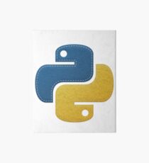 Python Programmer Logo Art Board