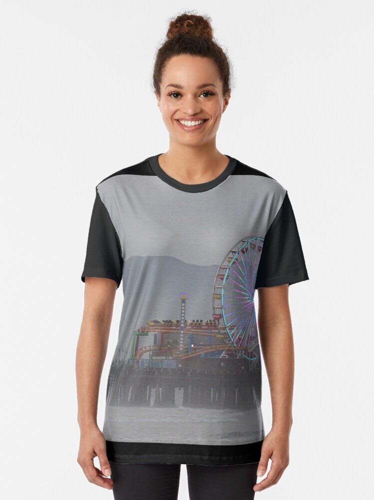 Alternate view of Santa Monica Pier Graphic T-Shirt