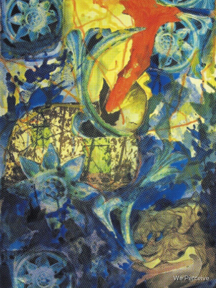 Collage painting art print - In the BLUE by CitizenWong