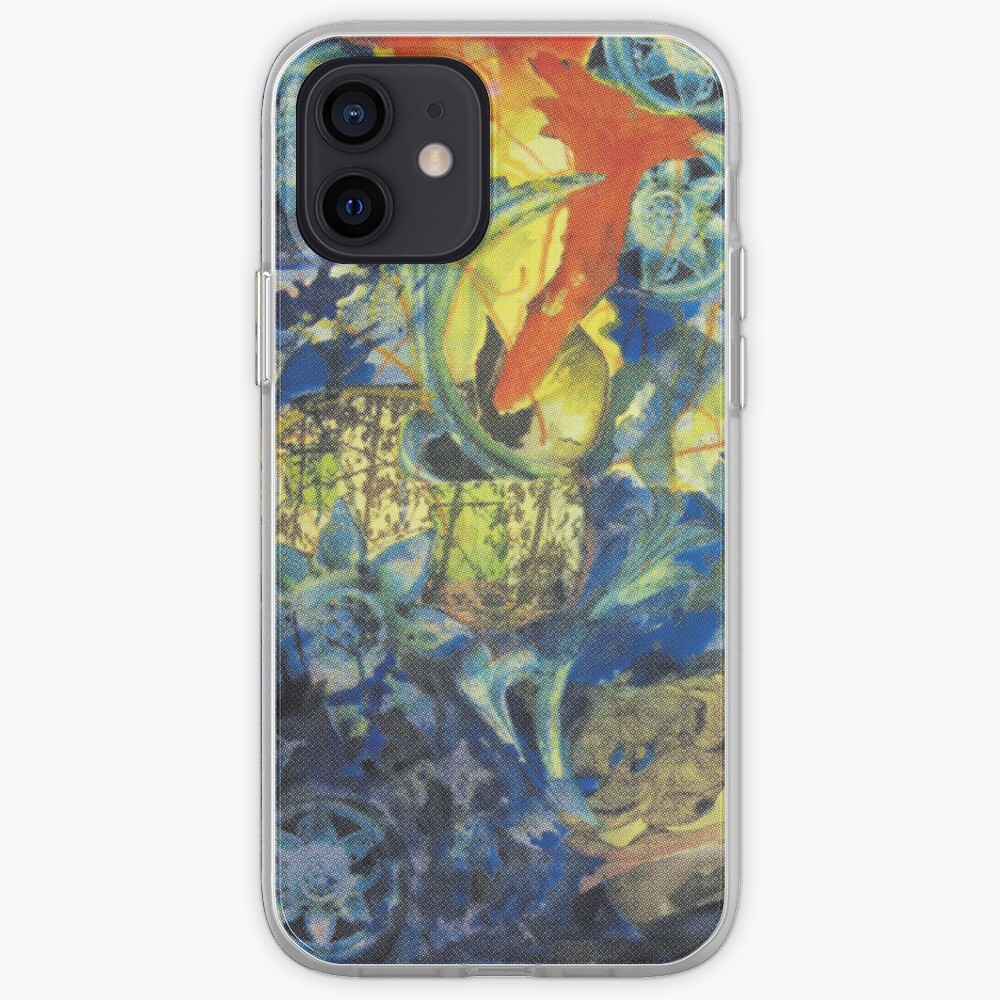 Collage painting art print - In the BLUE iPhone Case & Cover