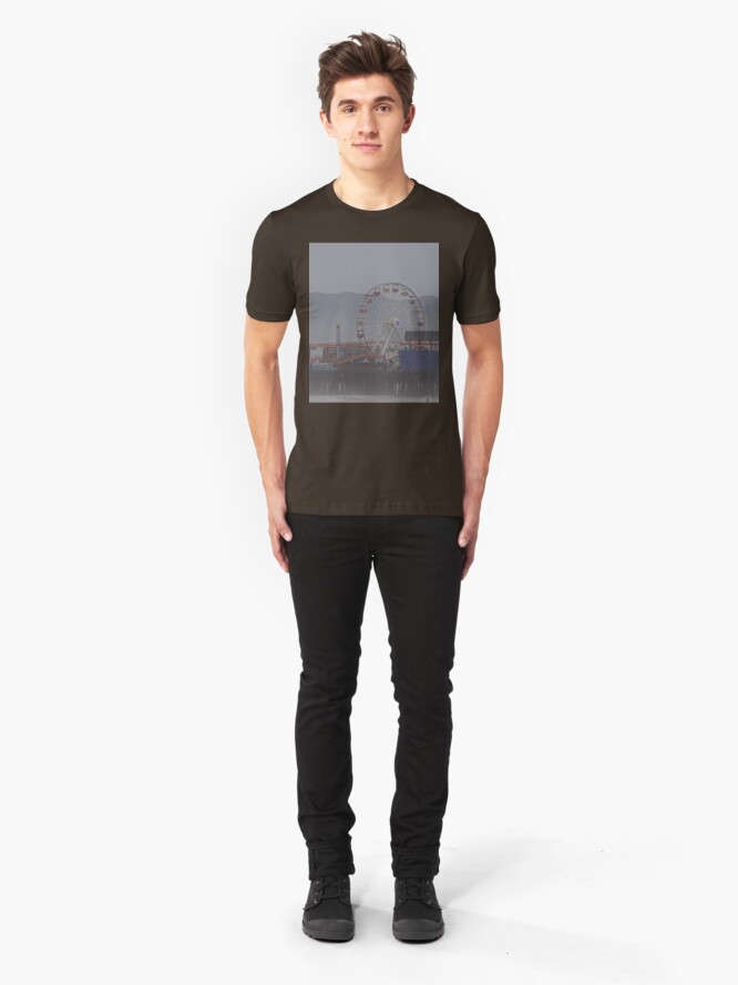 Alternate view of Santa Monica Pier 2 Slim Fit T-Shirt