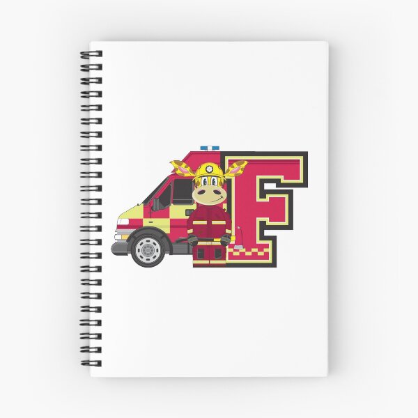 Item preview, F is for Fireman Giraffe designed and sold by MurphyCreative.