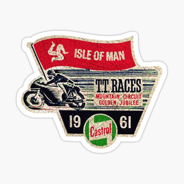 Isle of Man TT Races UK 1961 Sticker