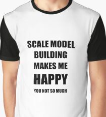 Scale Model Building Lover Fan Funny Gift Idea Hobby Graphic T-Shirt