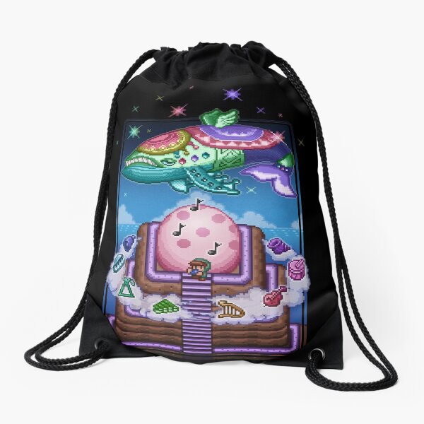 Wind Fish Drawstring Bag