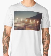 Venice Beach, vintage, oceanside, people, beach photography, California photography Men's Premium T-Shirt