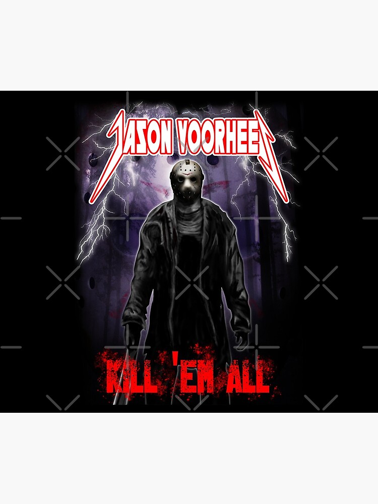 "Jason "Kill 'Em All"" Travel Mug by Convicted403 Redbubble