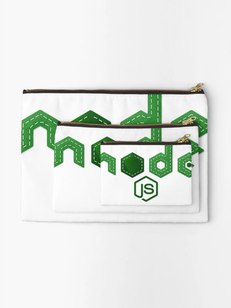 Thumbnail 2 of 4, Zipper Pouch, NodeJS Node JS JavaScript Programmer designed and sold by vladocar.