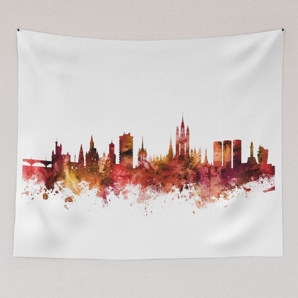 Item preview, Aberdeen Scotland Skyline designed and sold by ArtPrints.