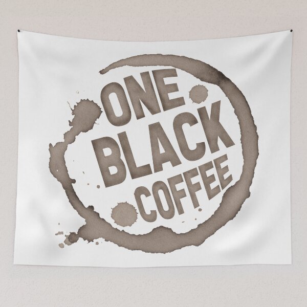 Item preview, one black coffee designed and sold by laurel98.