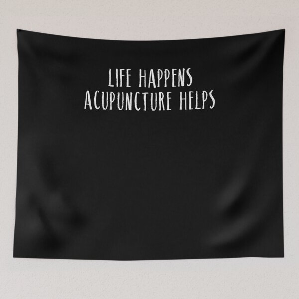 Item preview, Life Happens Acupuncture Helps Traditional Medicine T-Shirt designed and sold by LookTwice.