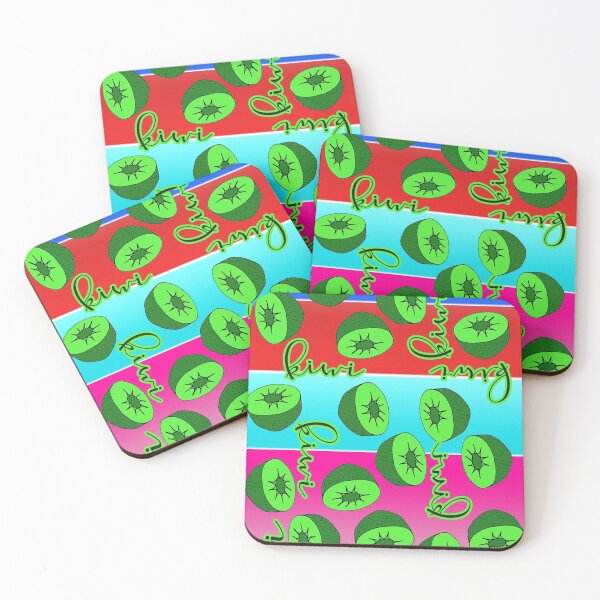 Item preview, KIWI RAINBOWS- A FESTIVE KIWI DESIGN FOR ABSOLUTE LOVERS OF THE FURRY FRUIT designed and sold by ozcushionstoo.