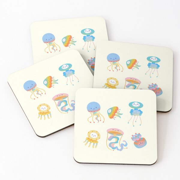 Item preview, Pastel jellyfish designed and sold by pikaole.